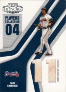 2004 Playoff Honors Players Collection Jersey Blue #28 Gary Sheffield Jersey Relic 