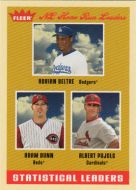 2005 Fleer Tradition #10 A. Beltre/A. Dunn/A. Pujols Statistical Leaders 