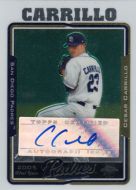 2005 Topps Chrome Update #UH224 Cesar Carrillo First Year Autograph