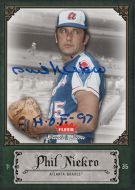 2006 Greats of the Game #71 Phil Niekro Autographed