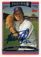 2006 Topps #566 Paul Byrd Autographed