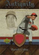 2007 Artifacts Antiquity Artifacts Patch #AA-BC Bartolo Colon Jersey Patch