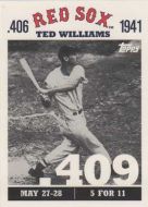 2007 Topps Ted Williams .406 #TW11 
