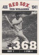 2007 Topps Ted Williams .406 #TW5 