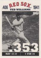 2007 Topps Ted Williams .406 #TW7 