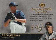 2007 Upper Deck Cooperstown Calling #CC-GM Greg Maddux 
