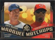 2008 SP Authentic Marquee Matchups #MM-47 G. Maddux/K. Griffey Jr. 