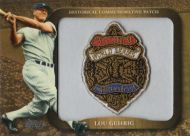 2009 Topps Legends Commemorative Patch #LPR-56 Lou Gehrig 1927 World Series Patch 