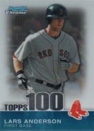 2010 Bowman Chrome Topps 100 Prospects #TCP69 Lars Anderson 