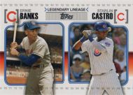 2010 Topps Legendary Lineage #LL-70 E. Banks/S. Castro 