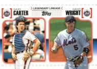 2010 Topps Legendary Lineage #LL18 G. Carter/D. Wright