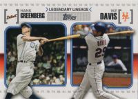 2010 Topps Legendary Lineage #LL-67 H. Greenberg/I. Davis 