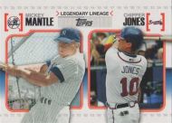 2010 Topps Legendary Lineage #LL2 M. Mantle/C. Jones 