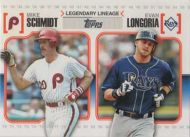 2010 Topps Legendary Lineage #LL11 M. Schmidt/E. Longoria 