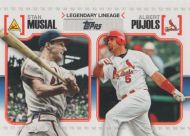 2010 Topps Legendary Lineage #LL16 S. Musial/A. Pujols 