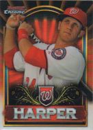 2011 Bowman Chrome Retail Exclusive Red Refractor #BCE1 Bryce Harper 