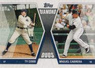 2011 Topps Diamond Duos #DD-CC T. Cobb/M. Cabrera 