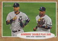 2011 Topps Heritage #37 D. Jeter/R. Cano 