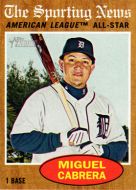 2011 Topps Heritage #466 Miguel Cabrera All-Star SP 