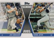 2011 Topps Update Diamond Duos #DD-15 J. DiMaggio/D. Jeter 