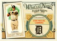 2012 Topps Allen & Ginter Whats in a Name #WIN16 Miguel Cabrera 