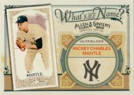 2012 Topps Allen & Ginter Whats in a Name #WIN79 Mickey Mantle 