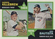 2012 Topps Heritage Then and Now #TN-KB H. Killebrew/J. Bautista 