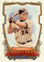2013 Topps Allen & Ginter Across the Years #ATY-MC Miguel Cabrera 