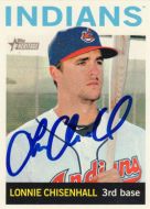 2013 Topps Heritage #289 Lonnie Chisenhall Autographed