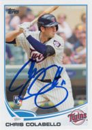 2013 Topps Update #US324 Chris Colabello Autographed