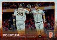 2015 Topps Rainbow Foil #29 Brandon Belt Baseball Highlights Checklist