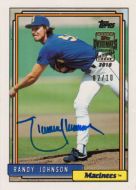 2016 Topps Archives Originals Buyback Autographs 1992 Topps #525 Randy Johnson Autographed