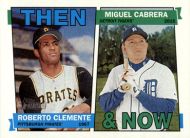 2016 Topps Then & Now #TAN-CC R. Clemente/M. Cabrera