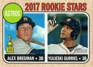2017 Topps Heritage #113 A. Bregman/Y. Gurriel Rookie Stars