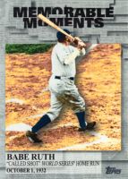 2017 Topps Memorable Moments #MM-44 Babe Ruth