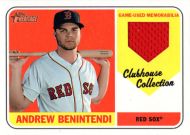 2018 Topps Heritage High Number Clubhouse Collection Relics #CCR-ABE Andrew Benintendi Jersey