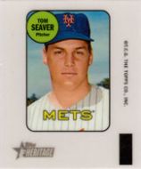 2018 Topps Heritage High Number 69 Decals #69TD-TS Tom Seaver