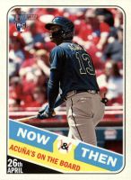 2018 Topps Heritage Now & Then #NT-14 Ronald Acuna Jr.