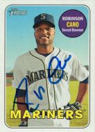 2018 Topps Heritage #301 Robinson Cano Autographed