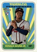 2018 Topps Heritage Rookie Performers #RP-RA Ronald Acuna Jr.
