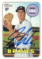 2018 Topps Heritage #668 Shane Carle Autographed