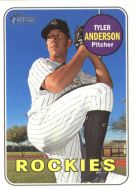 2018 Topps Heritage #485 Tyler Anderson SP