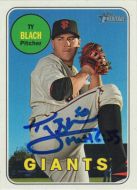 2018 Topps Heritage #39 Ty Blach Autographed