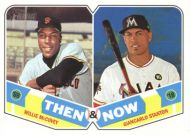 2018 Topps Heritage Then & Now #TN-6 W. McCovey/G. Stanton