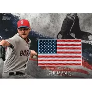 2018 Topps Independence Day U.S. Flag Relics #IDML-CA Chris Sale