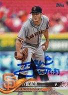 2018 Topps #165 Ty Blach Autographed