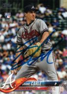 2018 Topps Update #US286 Shane Carle Autographed
