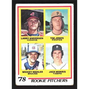1978 Topps #703 L. Andersen/T. Jones/M .Mahler/J. Morris Rookie Pitchers