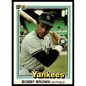 1981 Donruss #469 Bobby Brown