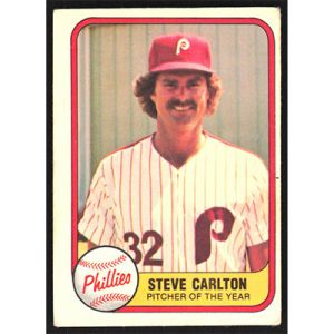 1981 Fleer #6B Steve Carlton
